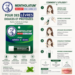 Stick Lèvres Mentholatum XD de Rohto