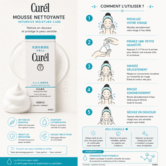 Mousse Nettoyante Hydratante Curél